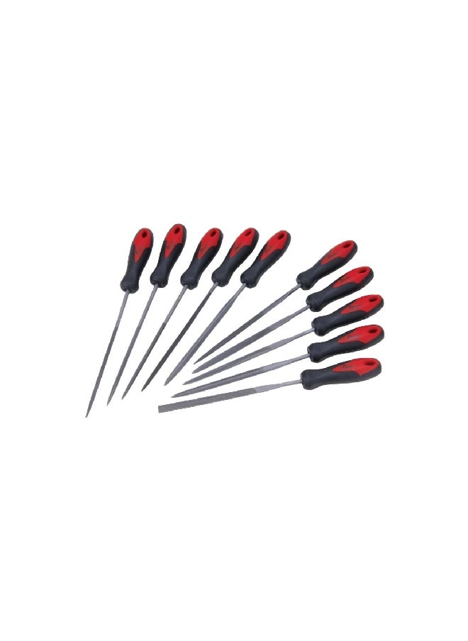 Tactix - 10-Piece Heavy Duty Sturdy High Quality Needle File Set Multicolor 720210 - Image 1