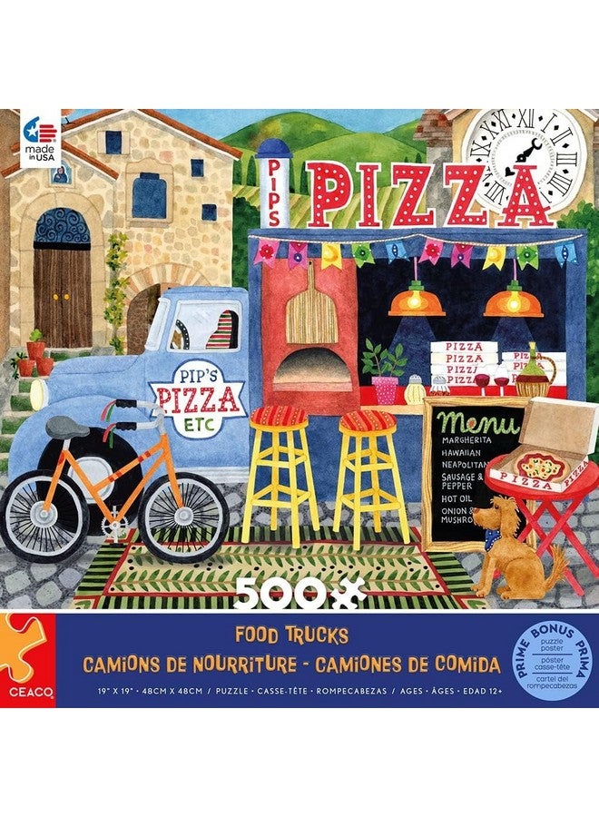 Ceaco - Food Trucks - Pip's Pizza Truck - 500 Piece Jigsaw Puzzle - Image 3