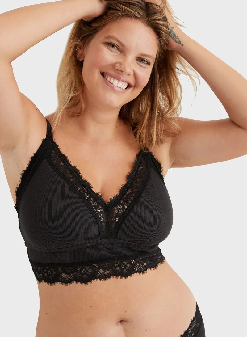 Aerie Waffle Triangle Bralette