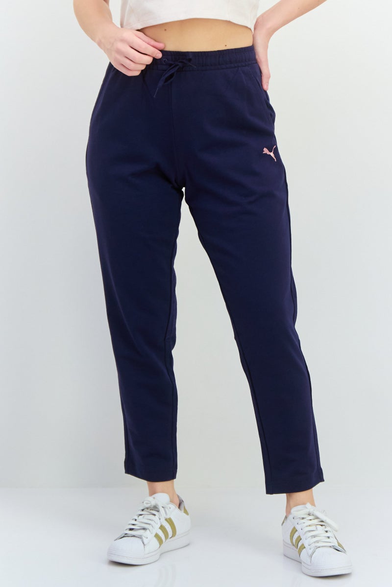 PUMA Women Regular Fit Outdoor Sweatpants, Navy - Image 1