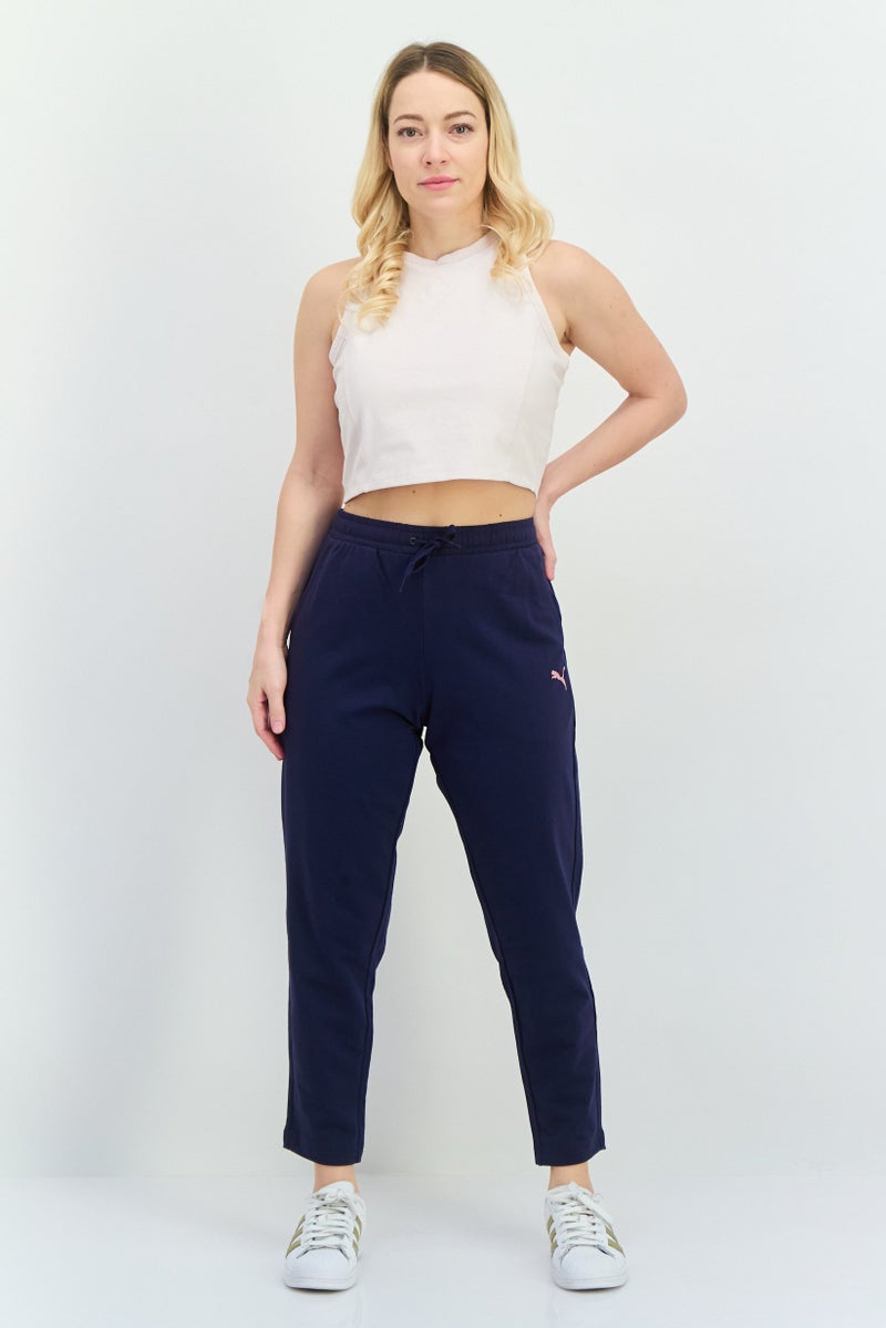 PUMA Women Regular Fit Outdoor Sweatpants, Navy - Image 4