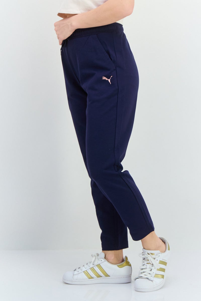 PUMA Women Regular Fit Outdoor Sweatpants, Navy - Image 2