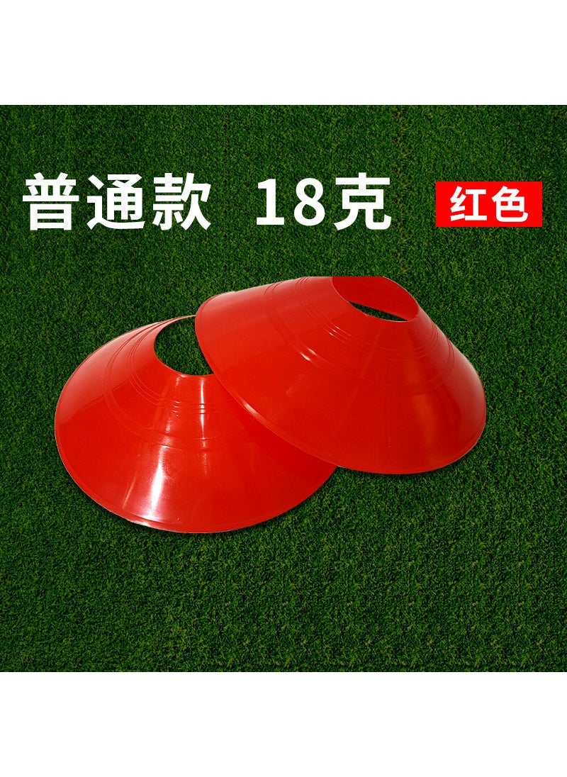 Generic Soccer Training Cones Disc Set Red logo plate (18g weight)
