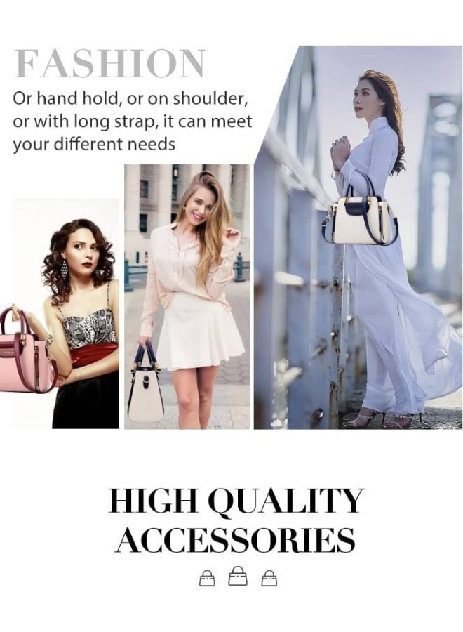 pohojim Women's Versatile Contrast Color Crossbody Bag, Ladies Large Capacity Shoulder Bag Handbag Tote Bags Clutch Bag, Fashion Daily Commuting Sling Bag Side Bag for Girls College Students - Image 2