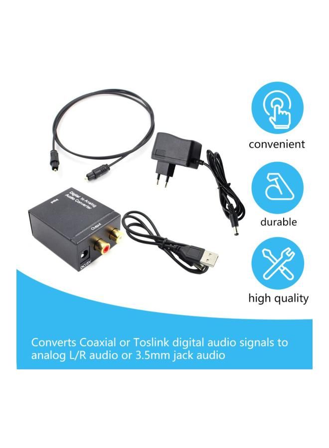 NIBEMINENT Digital To Analog Audio Converter Black/Gold  - Image 5