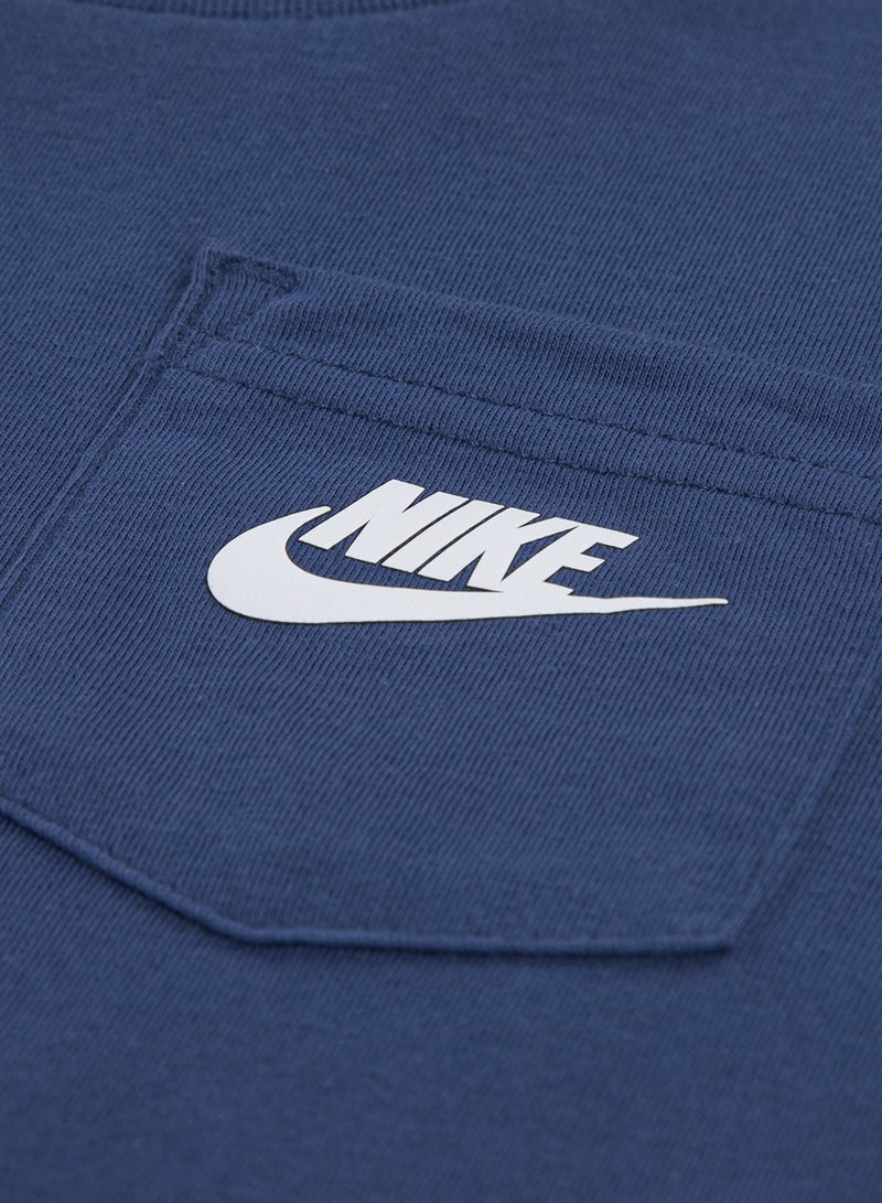 نايكي طقم بودي سوت وبنطلون وافل للأطفال  قطع - Image 4