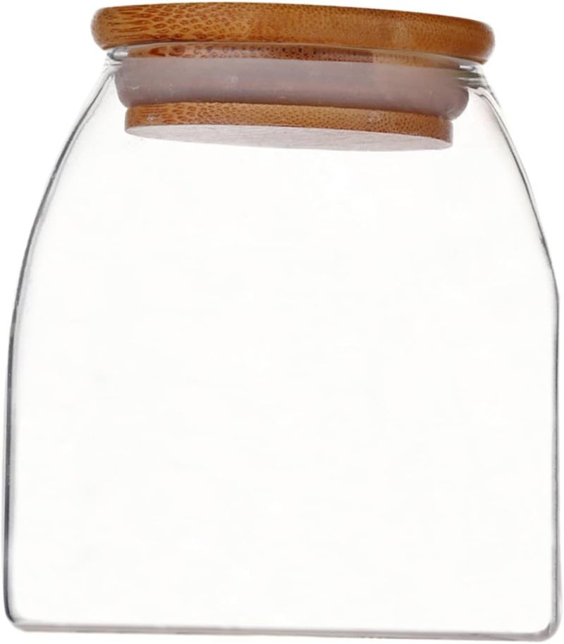 Glass Sealed Canister 500ml Airtight Glass Food Jar Tea Storage Container for Kitchen Organization - Image 1