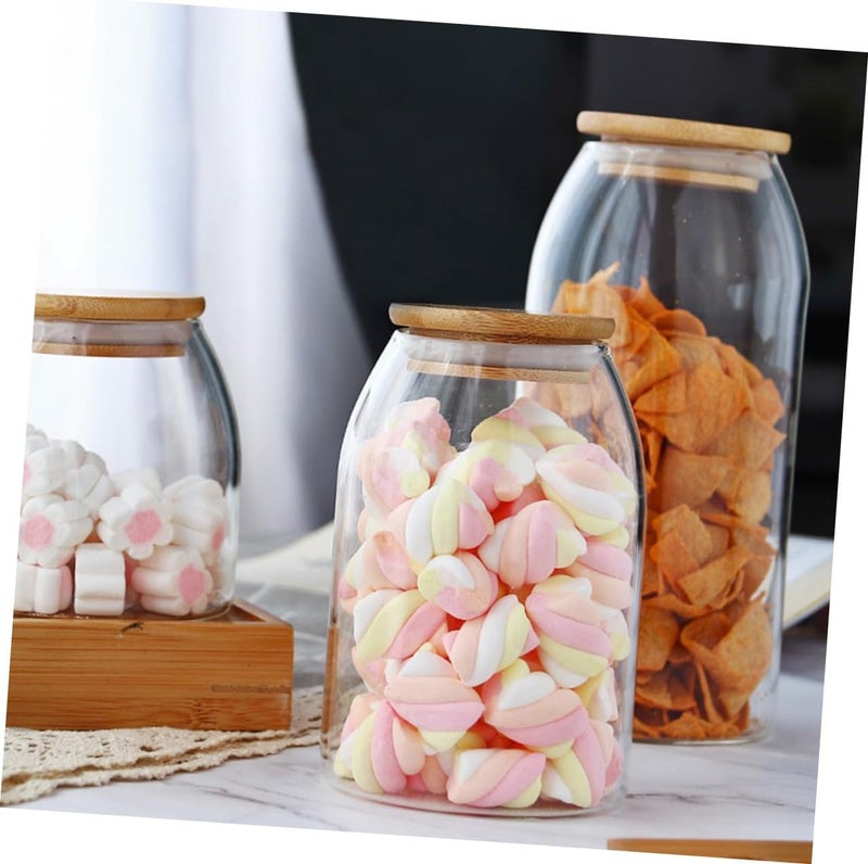 Glass Sealed Canister 500ml Airtight Glass Food Jar Tea Storage Container for Kitchen Organization - Image 5