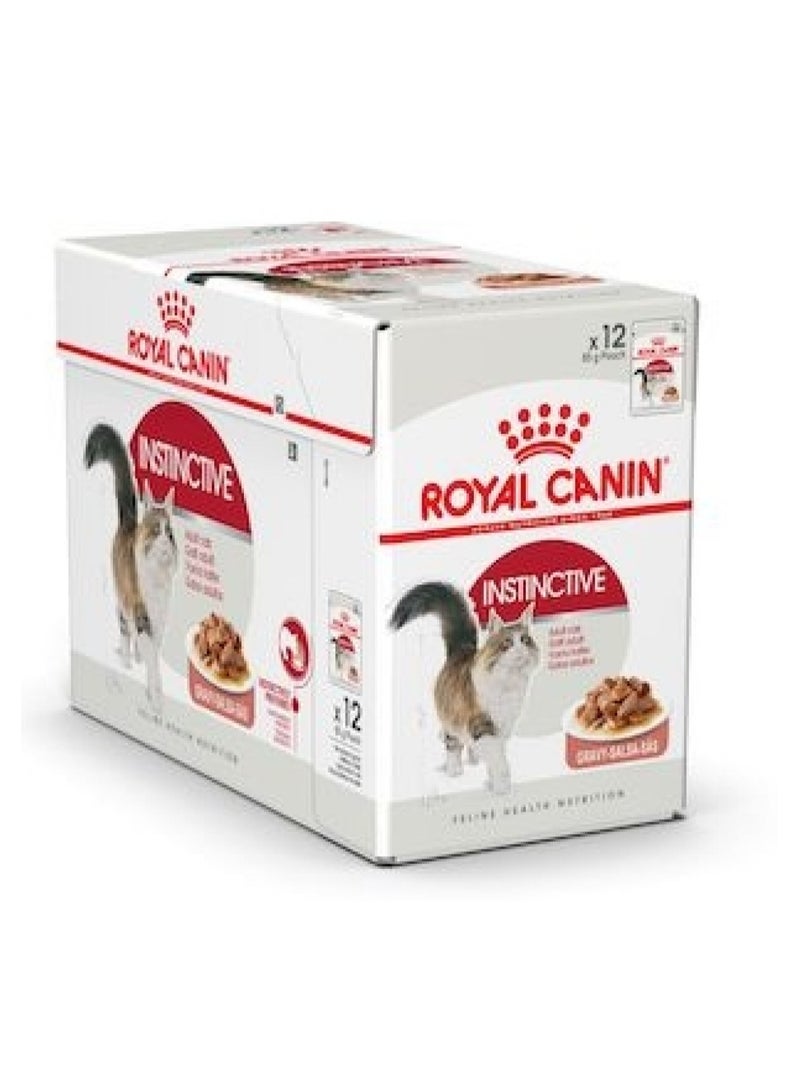 Royal canin Feline Health Nutrition Instinctive Adult Cats Gravy (WET FOOD - Pouches) cat wet food