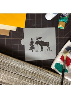 Designer Stencils Moose Cookie and Craft Stencil CM054 by Designer Stencils  - Image 3