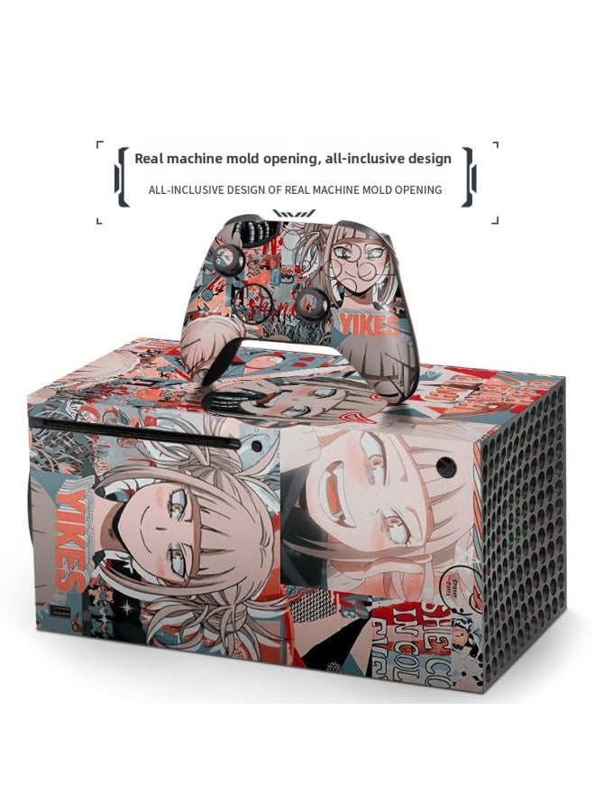 Loquat Suitable For Microsoft Xbox Series X Home Game Machine Protective Film Handle Accessories Film Fashion Brand Stickers-Color:190 - Image 4