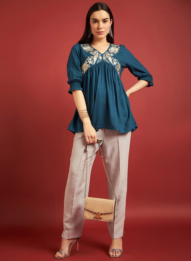 Baizee بلوزة ذات ظهر مصمم من Routes بواسطة All About You - Image 5