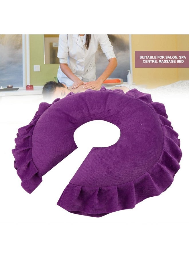 Filfeel U Shaped Neck Support Cushion, Soft Face Pillow Cushion, Spa Salon Massage Bed U Shape Detachable Face Pillow, Travel Flight Neck Pad (U-Shaped Pillow-) - Image 4