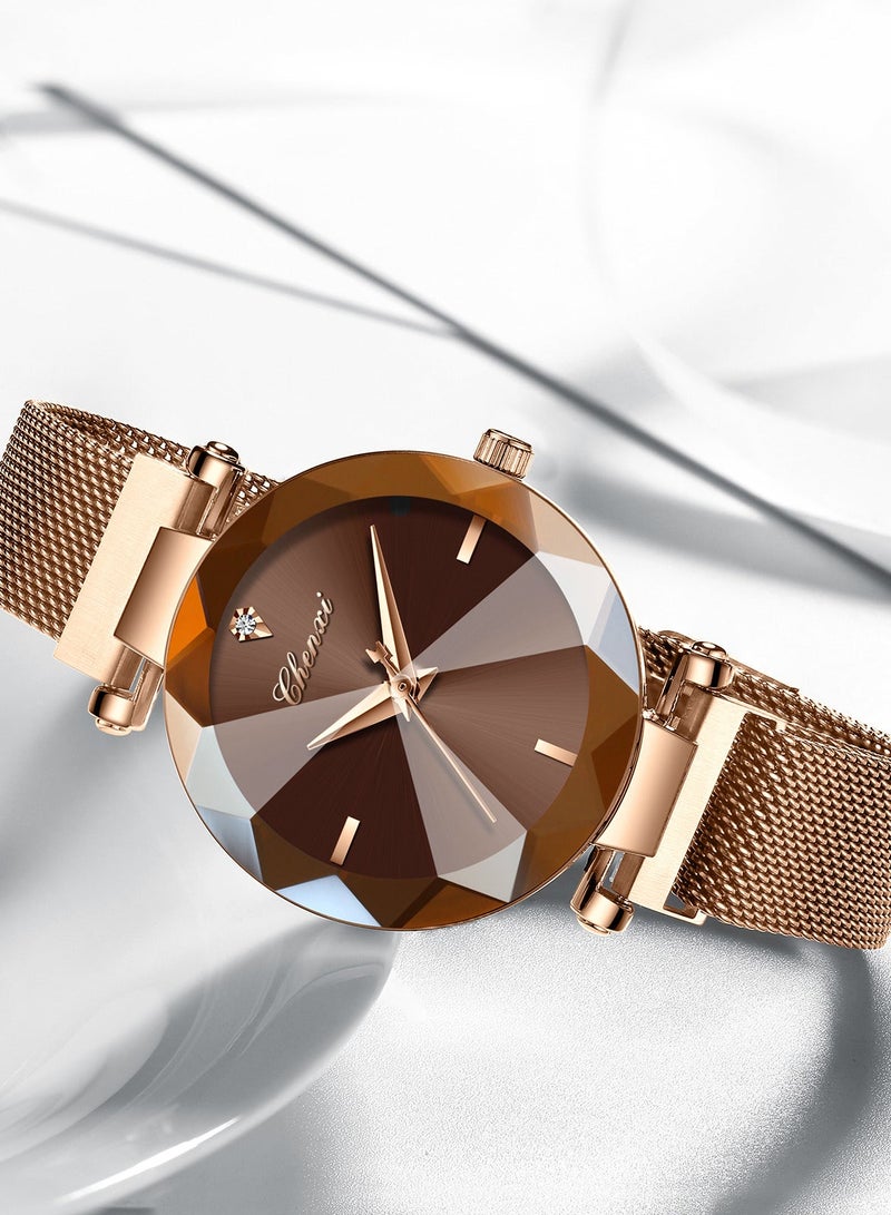 شينيكسي ساعات يد نسائية - ساعات أنيقة للسيدات ذات عقارب - Image 1