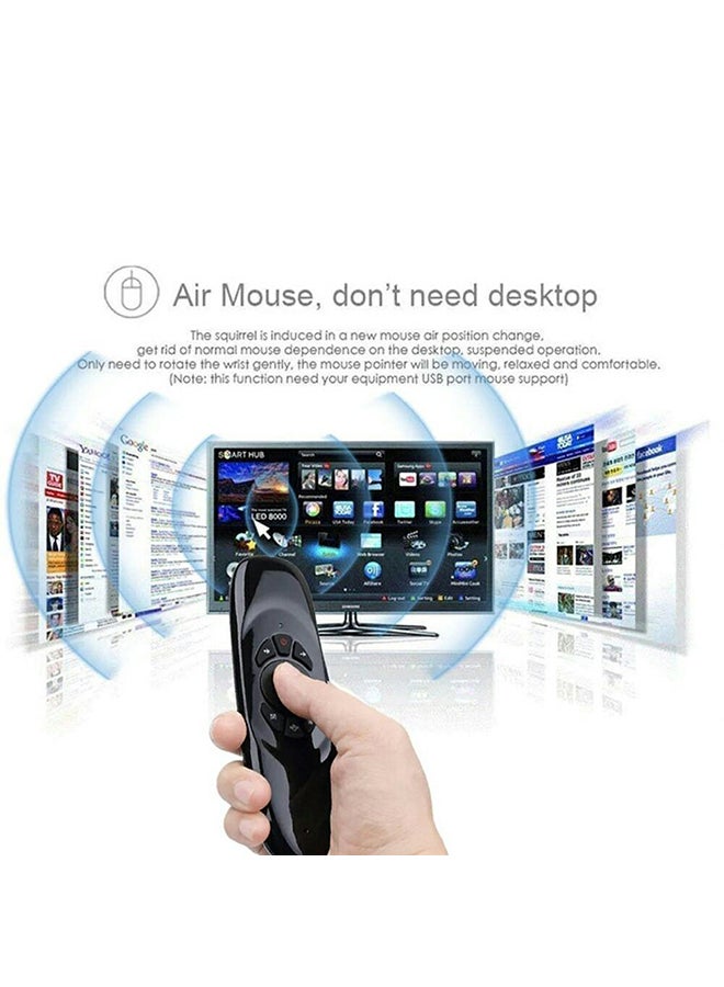 C120 RGB 7 Color Backlight Fly Air Mouse Wireless Backlit Keyboard G64 Rechargeable 2.4G Smart Remote control for Android Tv Box Keyboard Accessories - Image 5