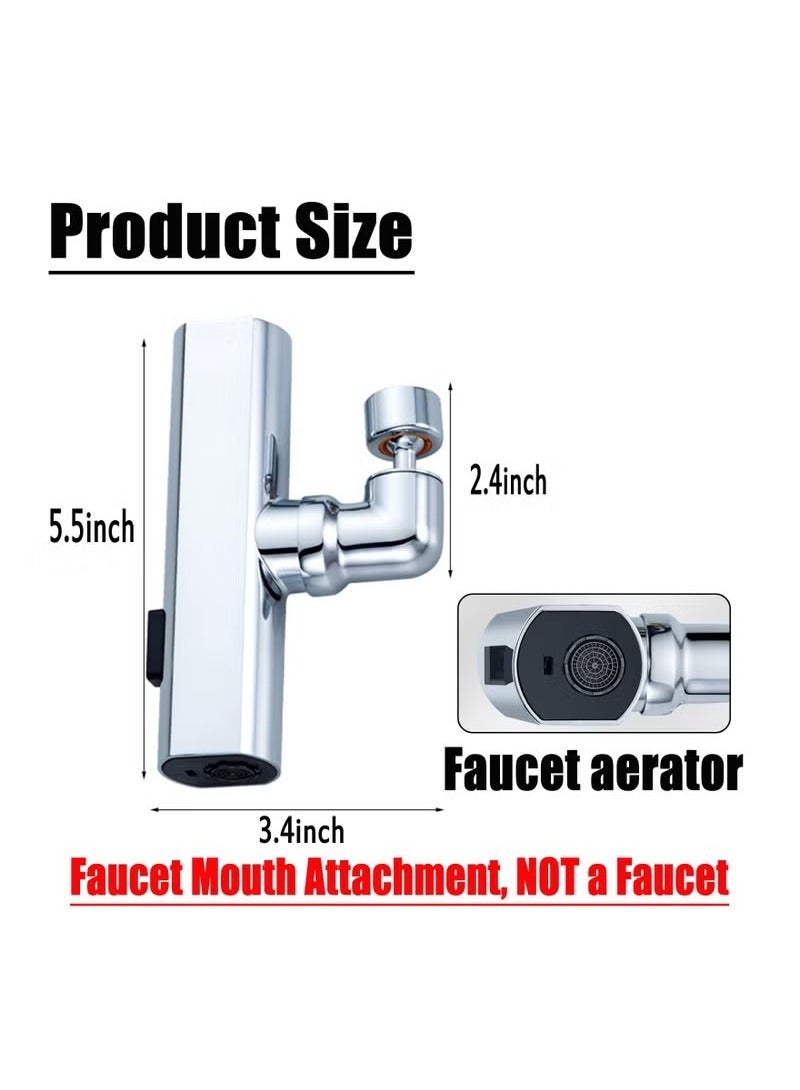 Beauenty 3 in 1 New Waterfall Kitchen Faucet Extender, Faucet Extender for Kitchen Sink, Swivel Waterfall Kitchen for Washing Vegetable Fruit - Image 3