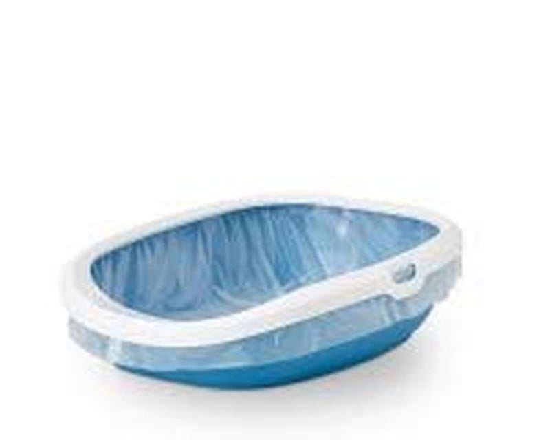 Savic Gizmo Cat Litter Tray with Rim, Medium, Twilight Blue - Image 2