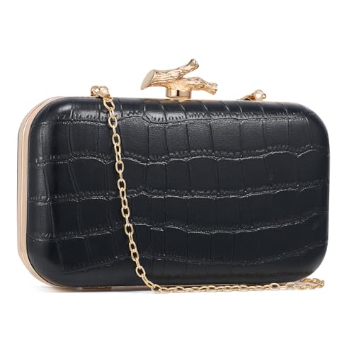 CHUNLI Clutch Purses for Women Evening/Wedding Chic Woven Bag Formal PU Leather Purse Designer Handbags for Women - Image 2