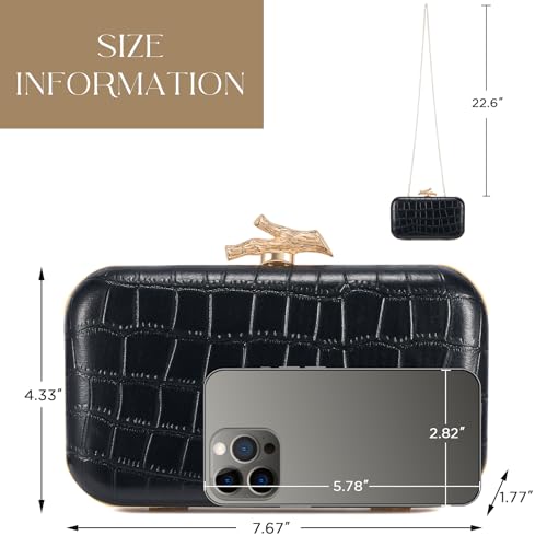 CHUNLI Clutch Purses for Women Evening/Wedding Chic Woven Bag Formal PU Leather Purse Designer Handbags for Women - Image 4