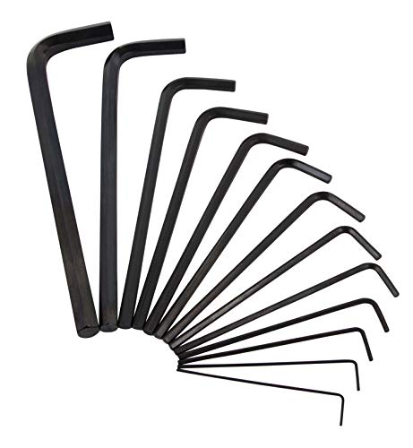Steelman 13-Piece Long Arm Hex Key Wrench Set, Metric (MM), Extended Length Driver Shafts for Long Reach, Chamfered Ends, Durable Steel Resists Distortion - Image 2