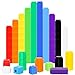 Jenaai 1000 Pieces Linking Counting Cubes Plastic Counting Blocks Colorful Math Cubes Math Manipulatives Classroom Learning Supplies for Preschool Activities Boys GirlsSimple Style - Image 3