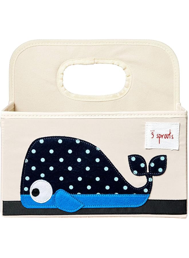 إيروريكس سلة تنظيم حفاضات الأطفال بتصميم حوت لغرفة الأطفال - Image 1