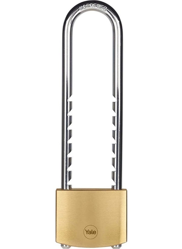 Yale Ring Adjustable Brass Padlock 50 mm Two Way Silver - White 1 Piece  - Image 4
