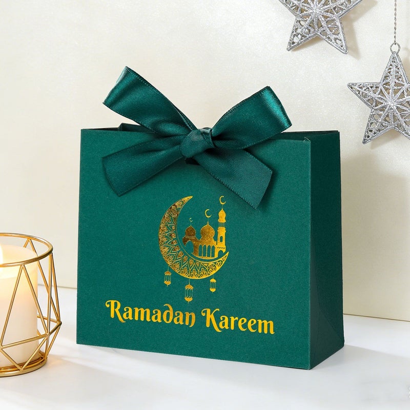 12 Pcs Green Ramadan Gift Box For Her Or Him With Card - Image 5