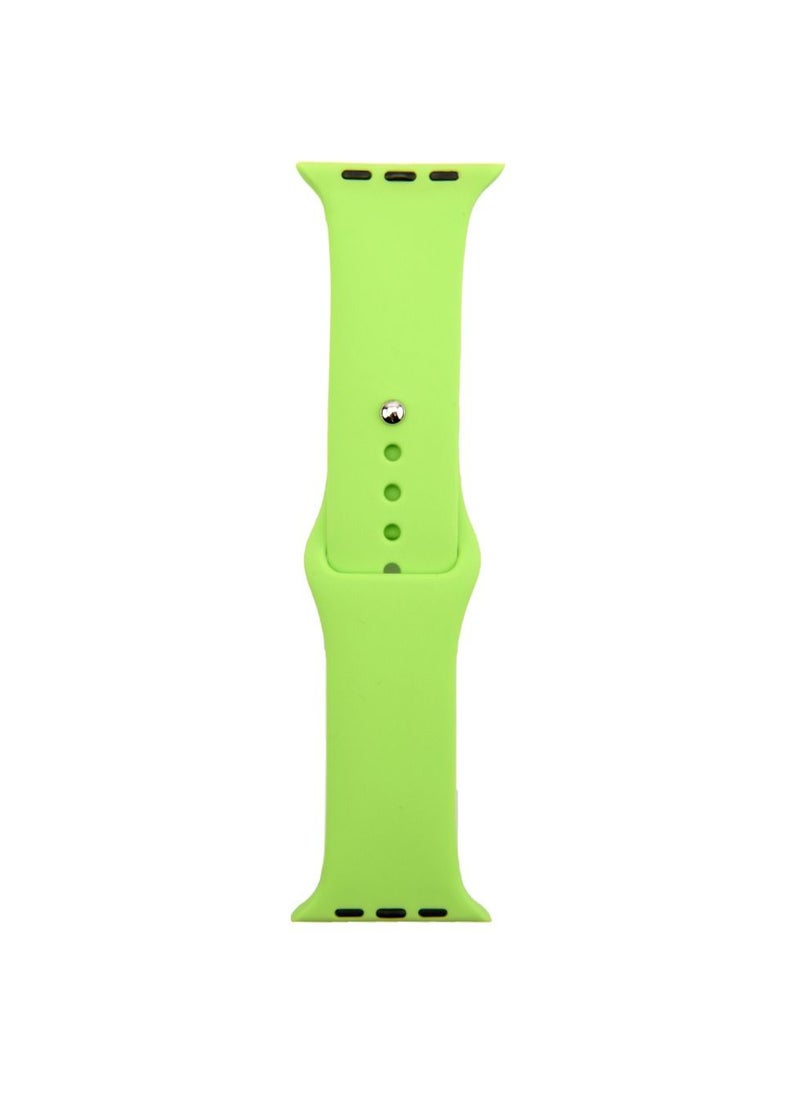 Generic - Apple Watch Band 41mm Soft Silicone Sport Band Replacement Wrist Strap Compatible for iWatch Apple Watch Series 7 (41mm) - Image 1