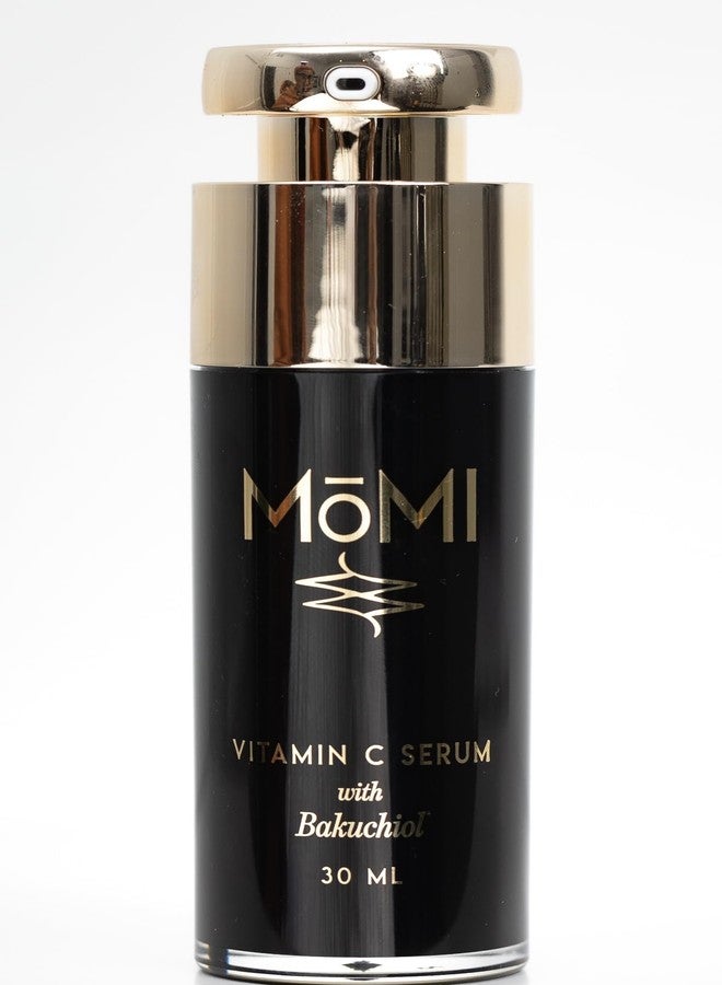 Momi MōMI Vitamin C Serum with Bakuchiol. Brightening, firming, helps with hyperpigmentation. Contains 20% THD Ascorbate, HA, Ferulic Acid, Vitamin E and Bakuchiol, - Image 1