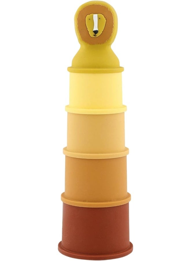 Trixie Stacking Cups - 5pcs - Mr. Lion - Image 1