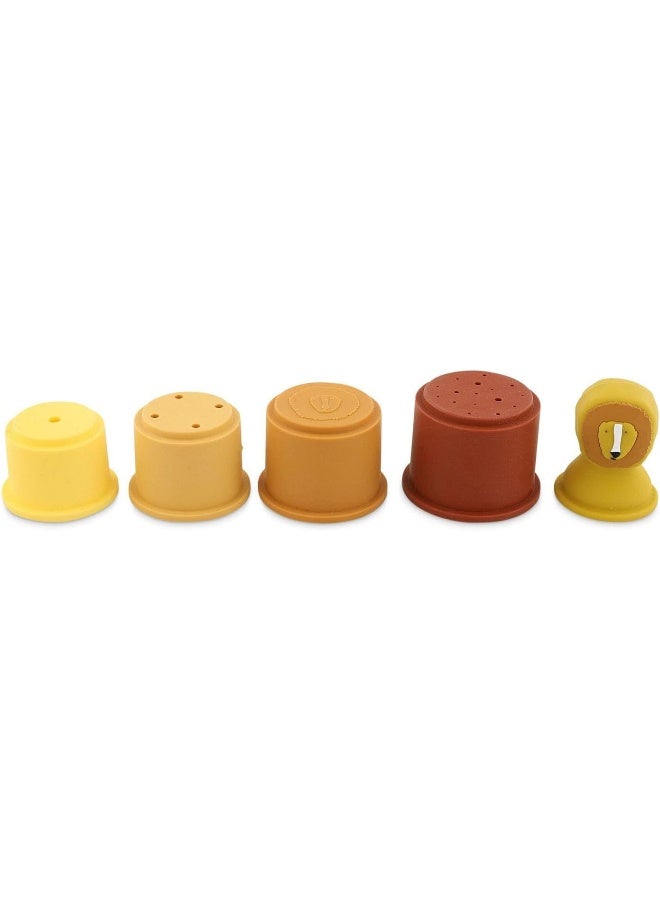Trixie Stacking Cups - 5pcs - Mr. Lion - Image 2