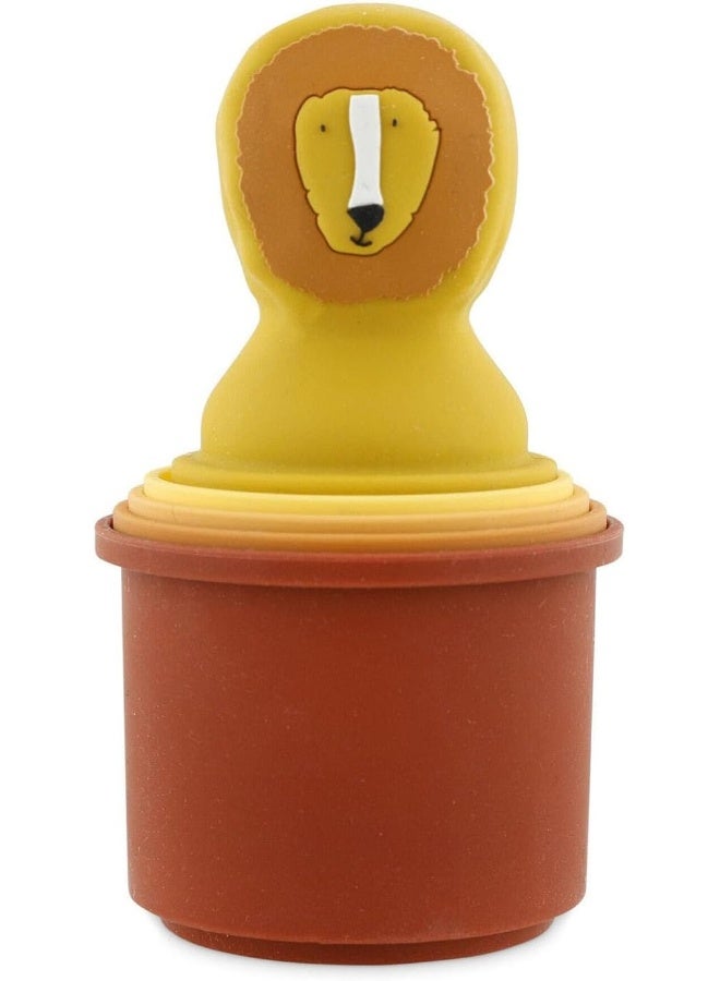 Trixie Stacking Cups - 5pcs - Mr. Lion - Image 3