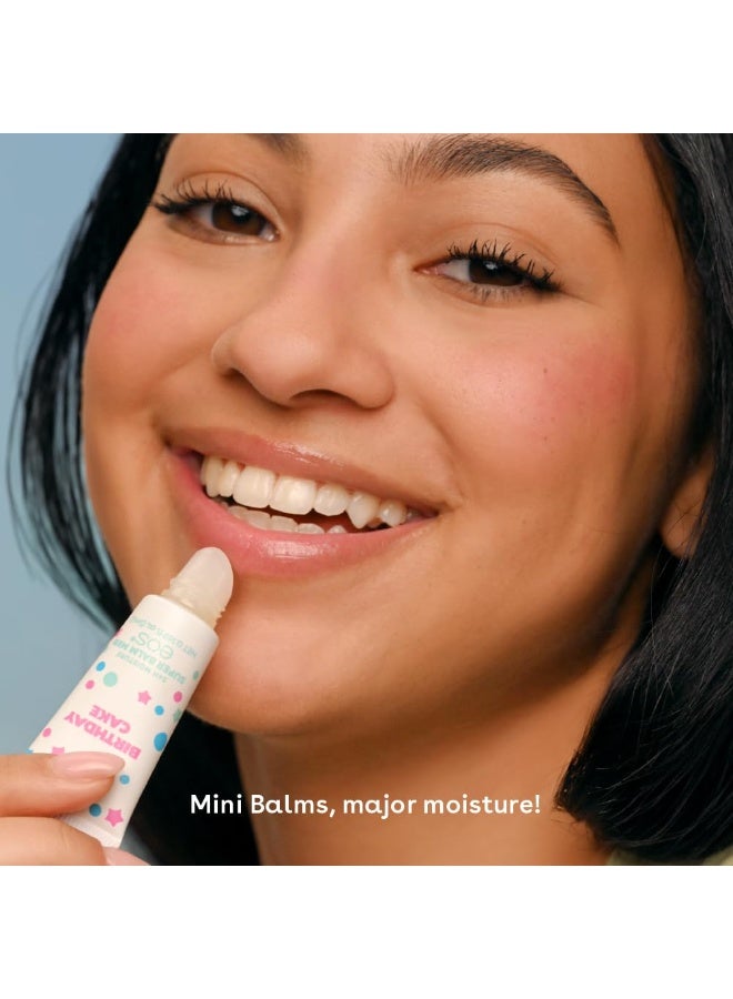 eos 24H Moisture Super Balm Minis- CrÃ¨me de la CrÃ¨me, Limited-Edition Lip Mask, Lip Mask, Made for Sensitive Skin, Shea Butter, Variety Pack, 0.169 fl oz, 3-Pack - Image 3