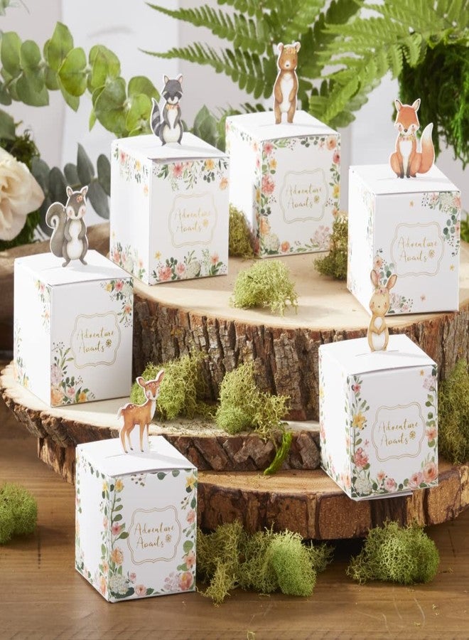 Kate Aspen (Set of 24) Woodland Baby Shower, One Size, Pink Favor Boxes - Image 1