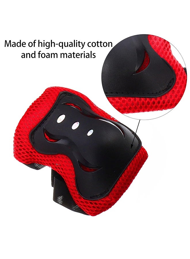 UETEEY Kids Protective Gear Adjustable Protective Helmet,Kids Helmet Knee Elbow Pads Wrist Guard Sport Protective Gear Adjustable Scooter Skateboard Roller Bike Skate Cycling Safety Set - Image 2