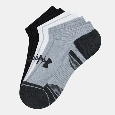 UNDER ARMOUR Kids' UA Performance Tech No Shoe Socks (3 Pack)