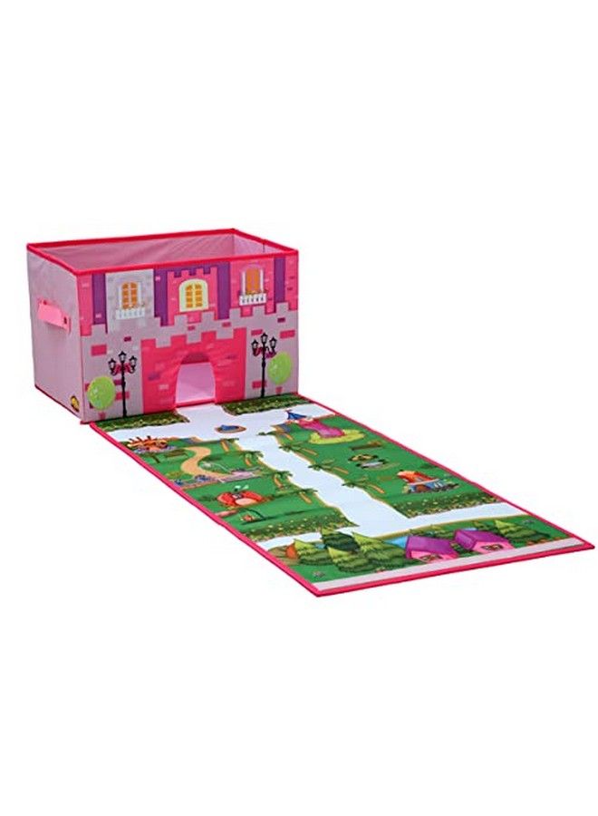 Ramson Princess Castle Storage Box With Playmat For Kidsset Of 1 Pieces 26 Cm (L) X 38.5 Cm (W) X 2.5 Cm (H) (Multicolor) - Image 3