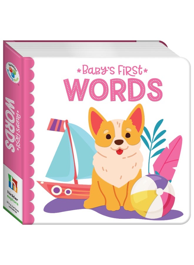 Hinkler Baby's First Words | 24 Pages | Learning Book| Bright Picture & Words |  Age 0-3 - Image 1