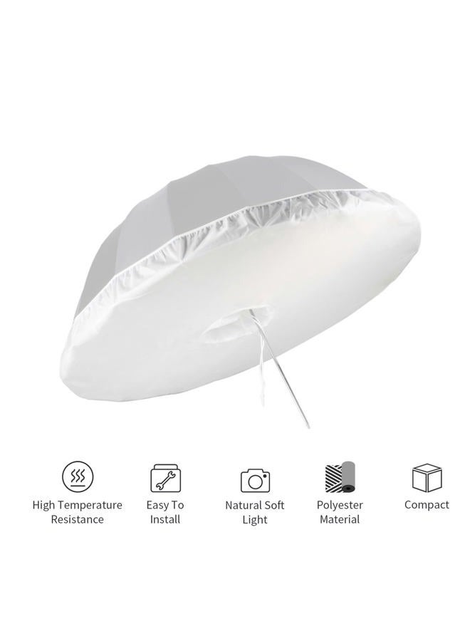 Selens 51 Inch Photography Umbrella Diffuser Soft Cloth for Compatible with 51" Silver Photo Umbrella for Photo Studio Flash Speed Light (Umbrella not Included) - Image 2