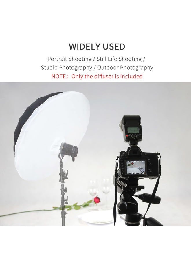 Selens 51 Inch Photography Umbrella Diffuser Soft Cloth for Compatible with 51" Silver Photo Umbrella for Photo Studio Flash Speed Light (Umbrella not Included) - Image 3