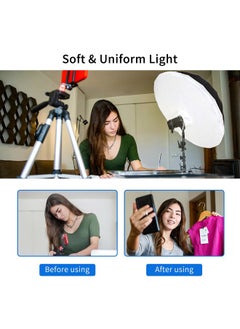 Selens 51 Inch Photography Umbrella Diffuser Soft Cloth for Compatible with 51" Silver Photo Umbrella for Photo Studio Flash Speed Light (Umbrella not Included)  - Image 5