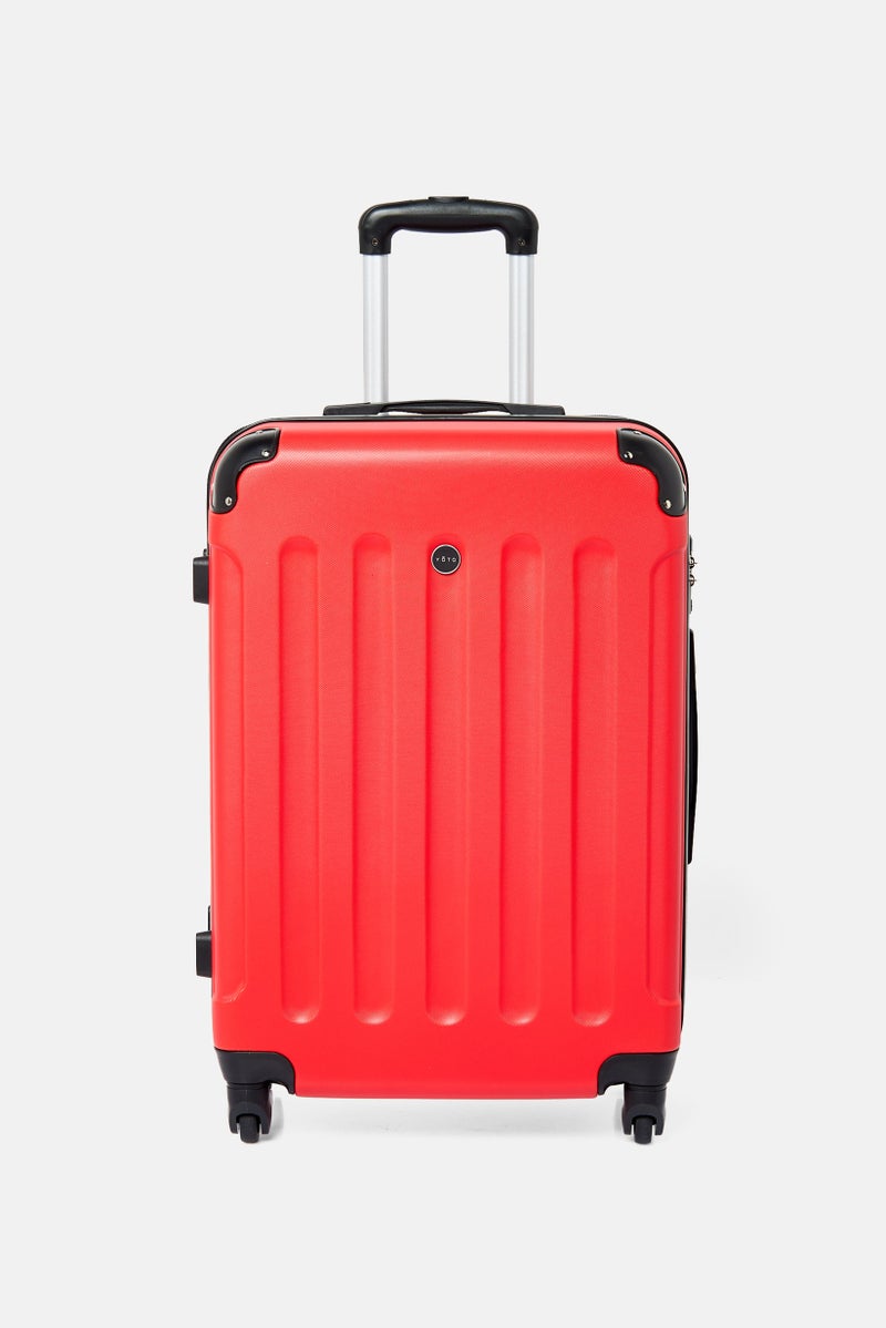 YOTO 22-Inch Expandable Hardshell Check in Spinner, Red  - Image 1