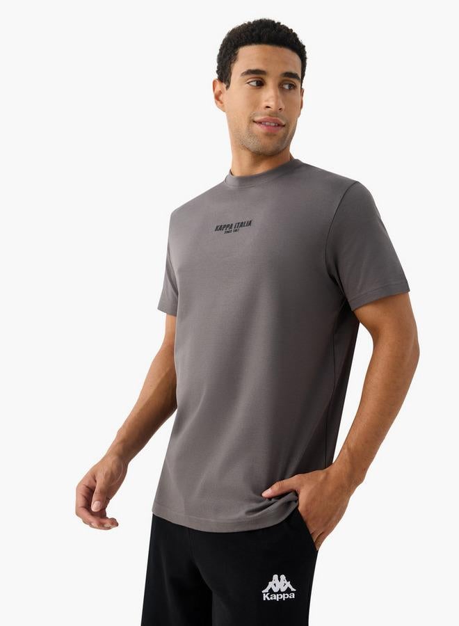 Kappa Printed T-shirt with Crew Neck and Short Sleeves - Image 3