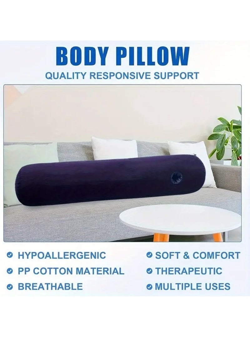 general Leg positioning pillow with inflatable pillow, portable cushion, sleeping pillow, leg raise bed sofa, travel camping - Image 3