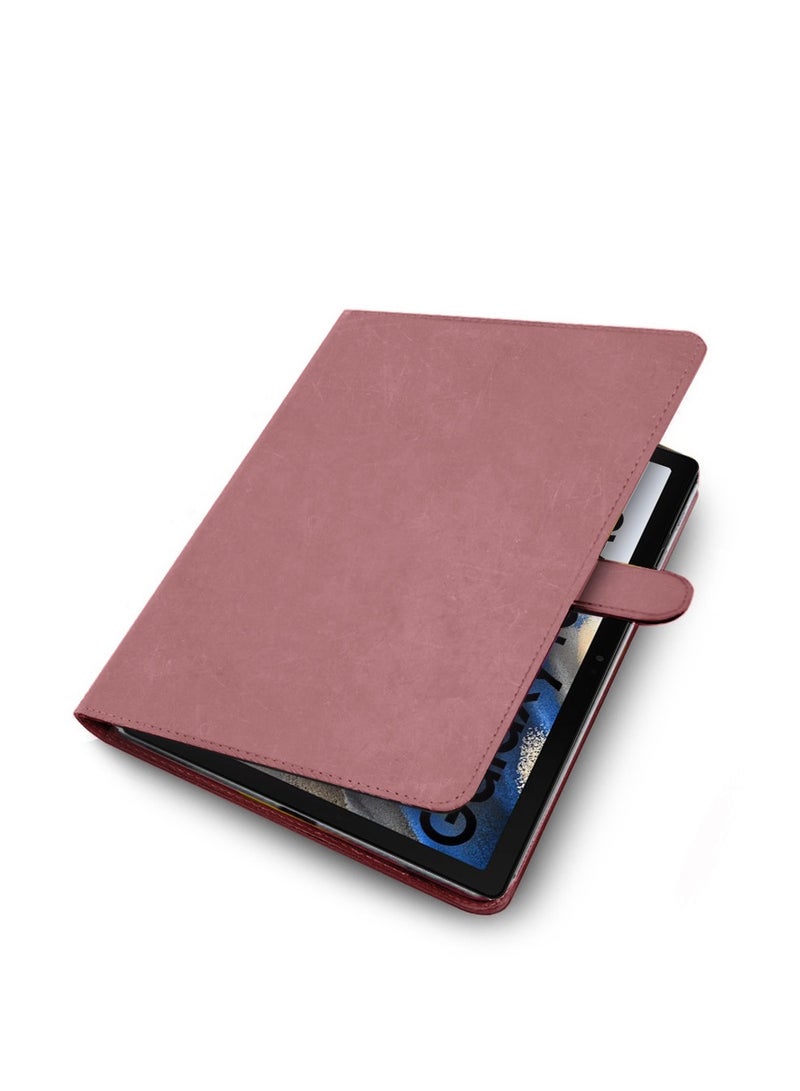 Wtech PU Leather Magnetic Closure Flip Case Cover For Samsung Galaxy Tab A8 10.5 Inch 4G 2021 X200 X205 Rose Gold - Image 2