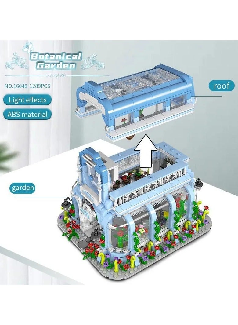 mould king Building Sets, Mini World Building Blocks kit, Building Blocks for Kids，Plant Flower House Series building Toy Models, children's toys, 8+1289 PCS, Mould King 16048  - Image 4