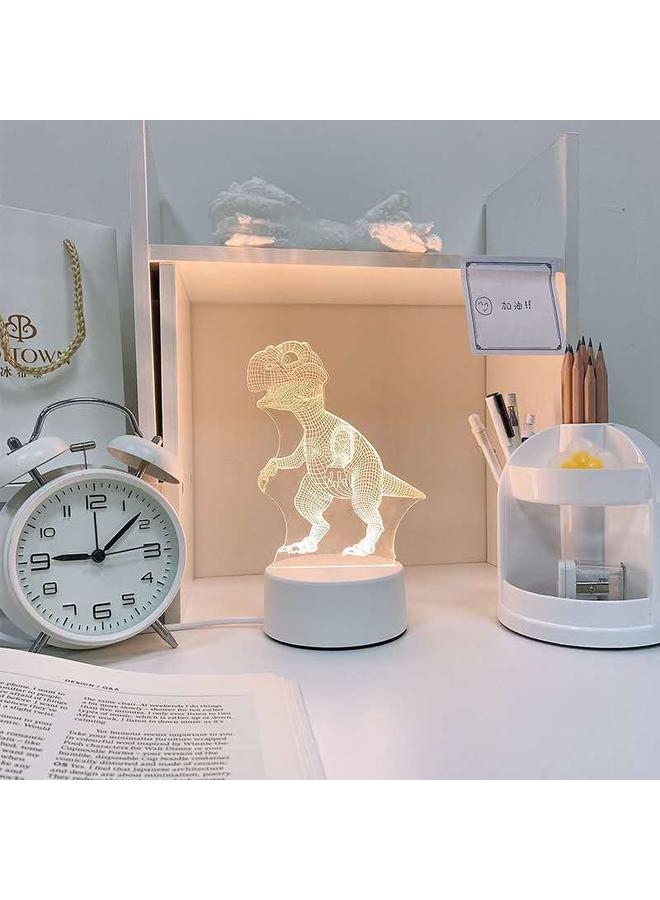 Bluejw Creative Bedroom Bedside 3d Night Light Children's Holiday Student Gift Usb Desk Lamp Logo Gift - Image 1