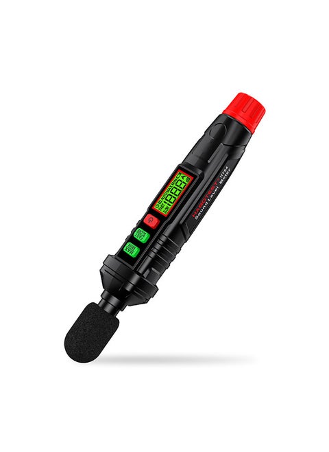 HT64 Sound Level Meter Portable Decibel Meter A-Weighted Noise Detector 30-130dB Mini Decibel Monitoring Device High Accuracy Sound Level Meter Digital Display