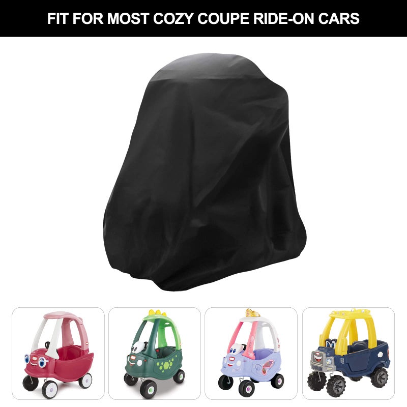 Tonhui Waterproof Cover for Cozy Coupe Truck Ride-On Car, for Kids Foot-Power Car, Toddler Car Push and Buggy Cover Outdoor Sun, Dust, Snow Protection (Only Use for Cozy Coupe) - Image 2